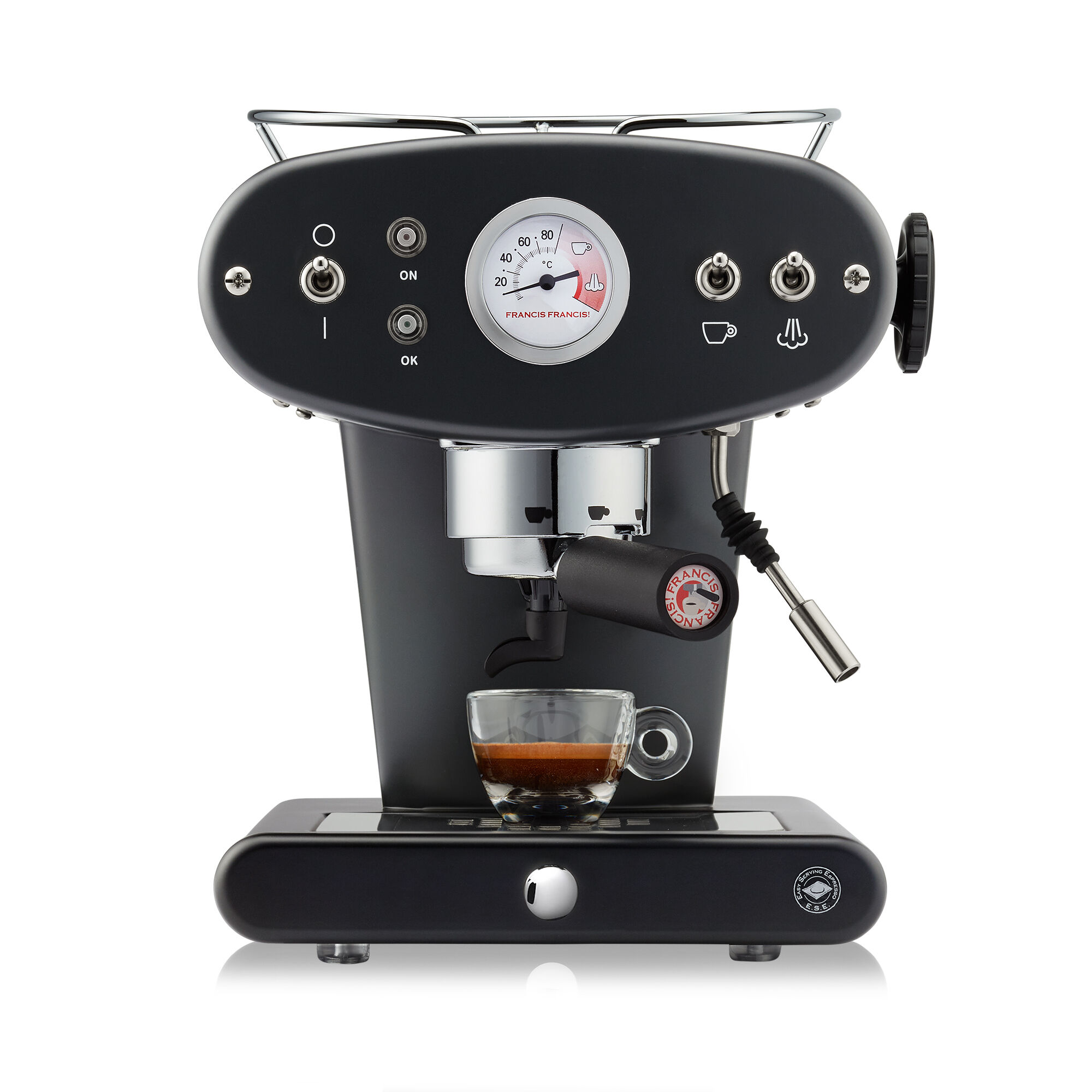X1 Trio zwart - Koffiemachine voor ESE servings koffiepads